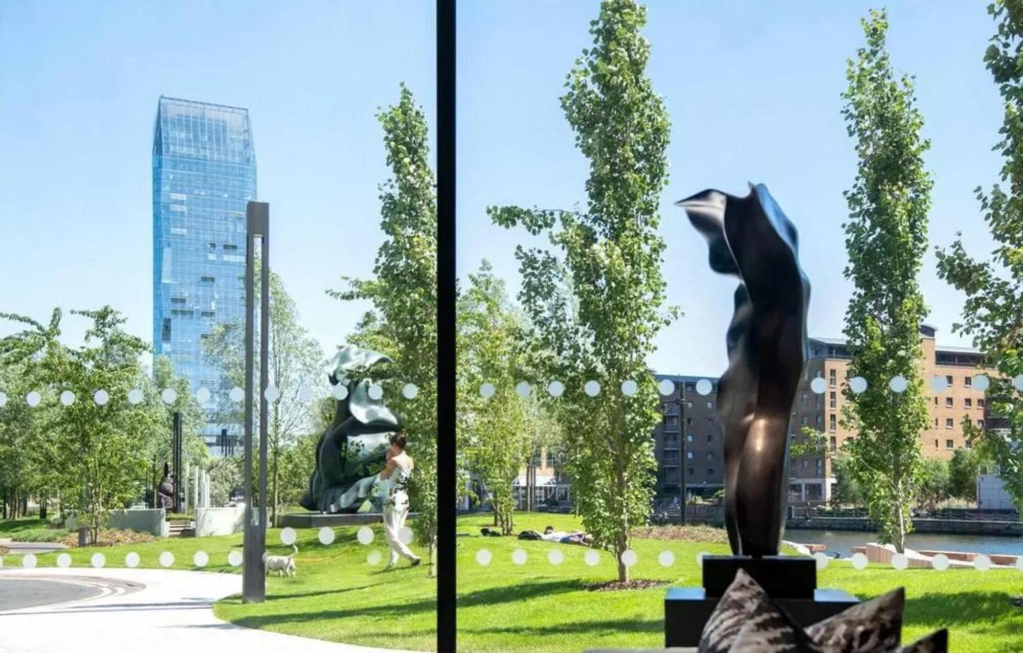 Two Bedrooms Penthouse One Park Drive, Canary Wharf Londres Exterior foto